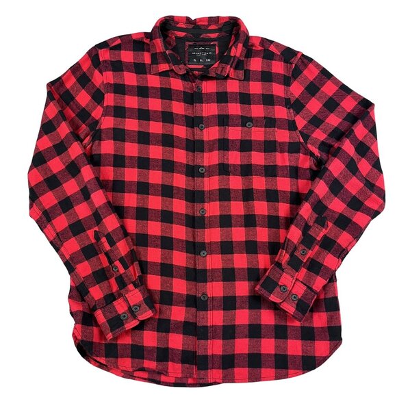 Denim & Flower Ricky Singh Buffalo Plaid Button Down Shirt Mens Large - Picture 1 of 6